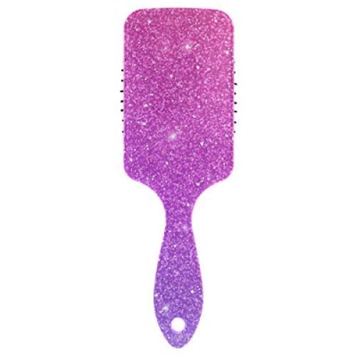 Custom Logo Sparkling Hair Brush for Wet & Dry Hair Grip Soft Bristles for Anti Static & Frizz Air Cushion Comb for Women Girls