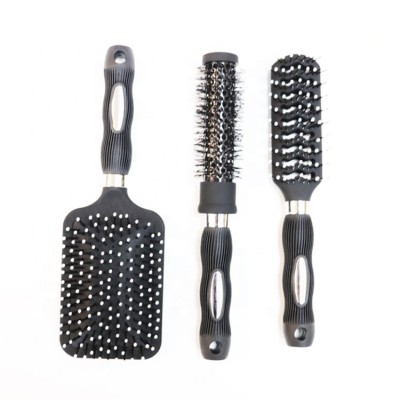 2020 New Design Private Label Detangling Hair Brush Set Square Paddle Handle Hair Brush Hairbrushes Manufacturers