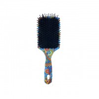 Hair Brush Comb Square Detangler Brush,Straightening Blow-drying The Hair Nylon Needles Cushioning Rubber