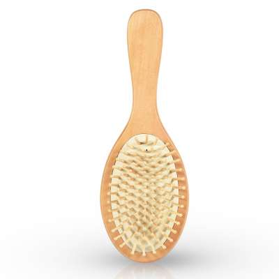 High Quality Factory Paddle Wooden Tooth Brush Wooden Baby Hair Brush Bamboo Massage Brush